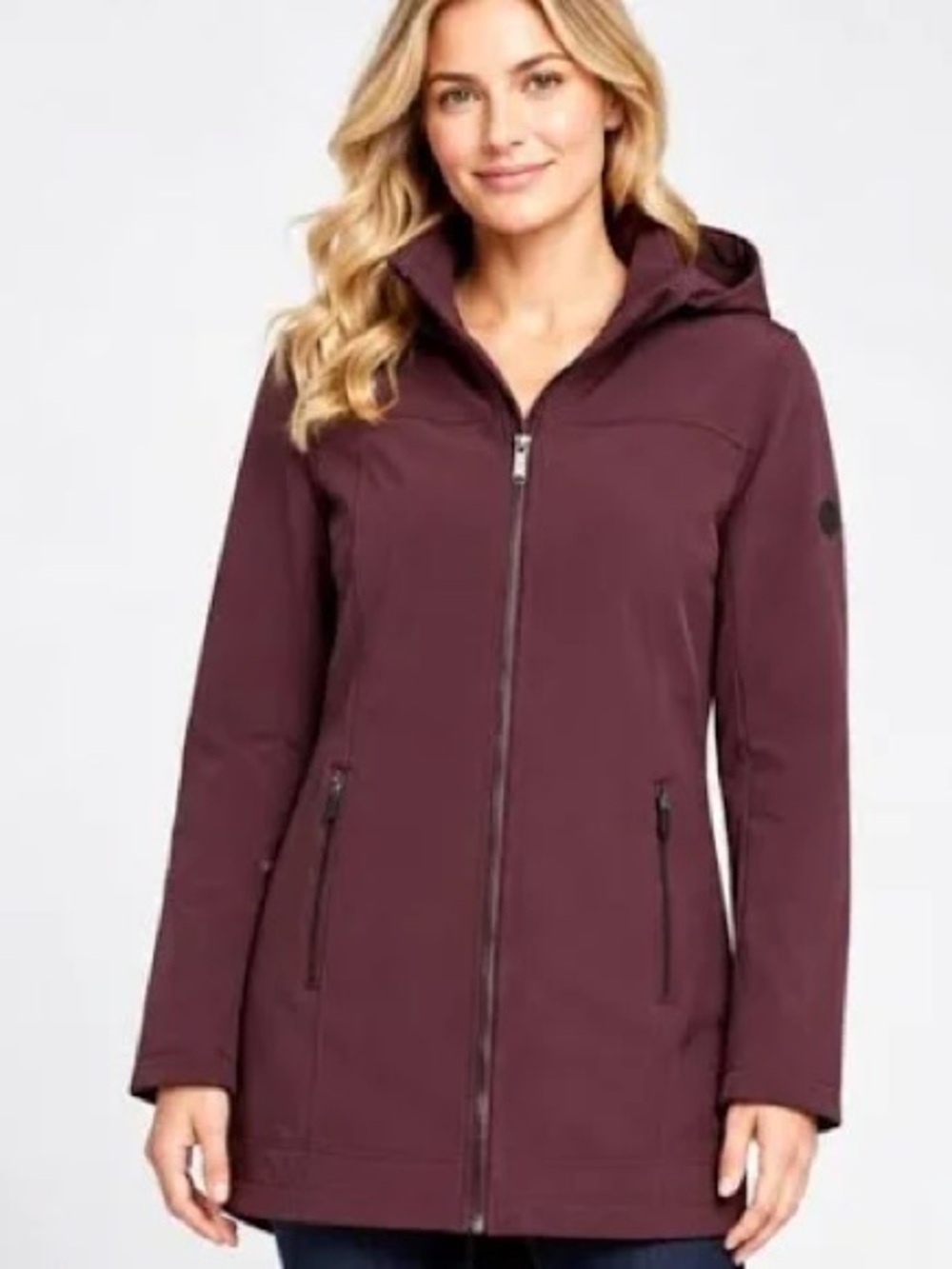 Andrew Marc Ladies' Long Softshell Jacket size large